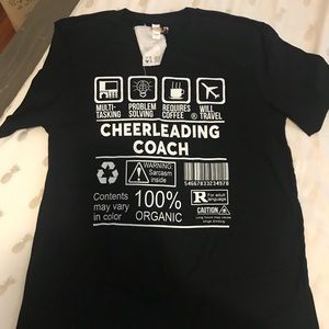 NWT cheer coach tee